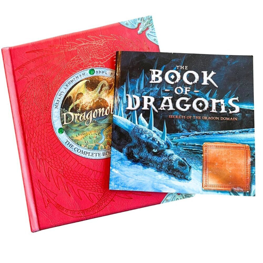 Bundle of 2 Kids‎ Dragon Books - Dragonology & The Book of Dragons